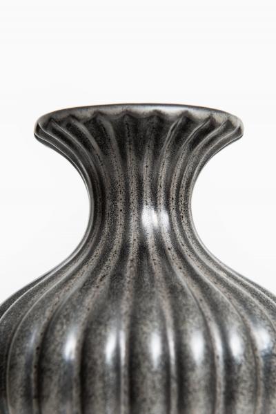 Ewald Dahlskog Vase Produced by Bobergs Fajansfabrik in Sweden