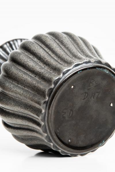 Ewald Dahlskog Vase Produced by Bobergs Fajansfabrik in Sweden