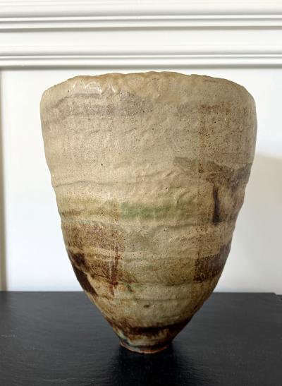 Ewen Henderson Fine Early Sculptural Ceramic Hand built Vessel by Ewen Henderson