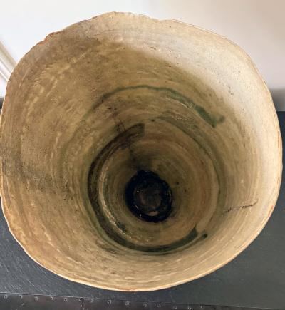 Ewen Henderson Fine Early Sculptural Ceramic Hand built Vessel by Ewen Henderson