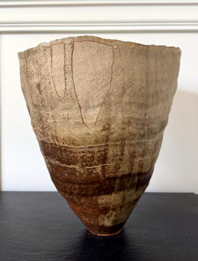 Ewen Henderson Fine Early Sculptural Ceramic Hand built Vessel by Ewen Henderson