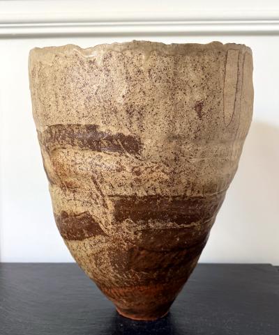 Ewen Henderson Fine Early Sculptural Ceramic Hand built Vessel by Ewen Henderson