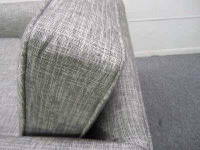Excellent Chrome Flat Bar Lounge Chair Mid Century Modern