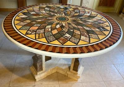 Exceptional 19th Century Italian Pietra Dura Marble Centre Table