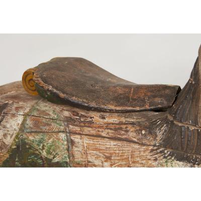 Exceptional 19th c Chahut Carousel Horse with Original Paint