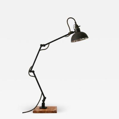 Exceptional Articulated Bauhaus Workshop Wall Lamp or Task Light 1920s Germany