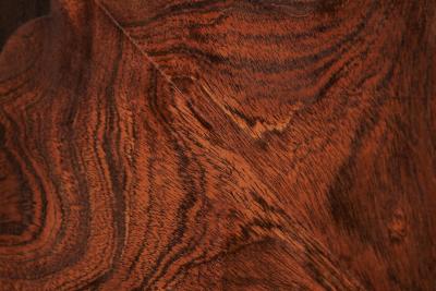 Exceptional Desk in Mahogany Walnut Ebony and Brass Early 20th Century