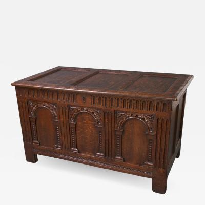 Exceptional Elizabeth I Carved Oak Coffer