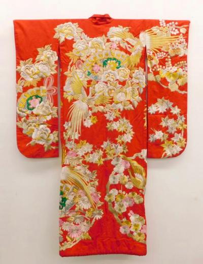 Exceptional Embroidered Japanese Ceremonial Kimono