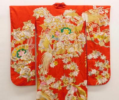 Exceptional Embroidered Japanese Ceremonial Kimono