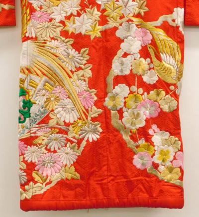 Exceptional Embroidered Japanese Ceremonial Kimono