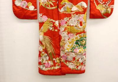 Exceptional Embroidered Japanese Ceremonial Kimono