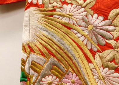 Exceptional Embroidered Japanese Ceremonial Kimono