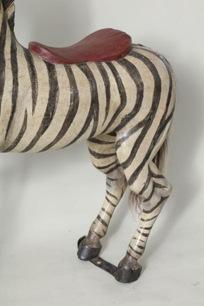 Exceptional Exotic Carousel Zebra by Karl Muller