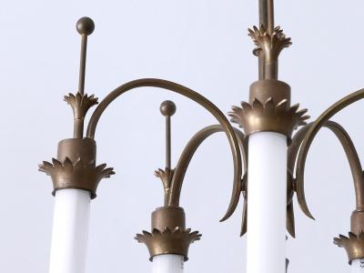 Exceptional Five Flamed Art Deco Chandelier or Ceiling Lamp Germany 1930s