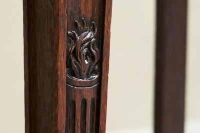 Exceptional Flemish Treasure Cabinet in Carved Oak Late 19th Century