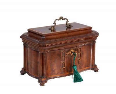 Exceptional Georgian Gothic Tea Caddy