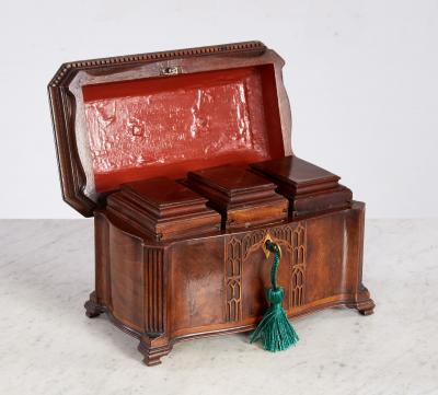 Exceptional Georgian Gothic Tea Caddy