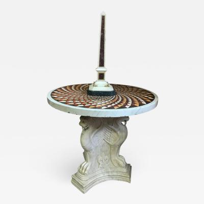 Exceptional Italian Pietra Dura Marble Centre Table