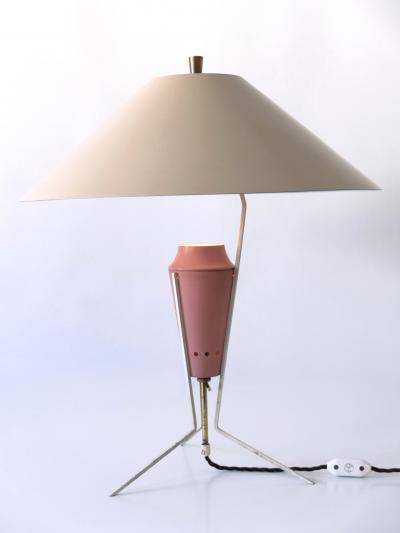 Exceptional Large Elegant Mid Century Modern Table Lamp Germany 1950s