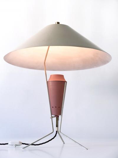Exceptional Large Elegant Mid Century Modern Table Lamp Germany 1950s