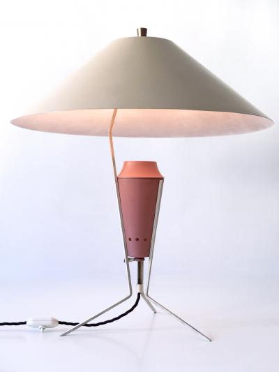 Exceptional Large Elegant Mid Century Modern Table Lamp Germany 1950s