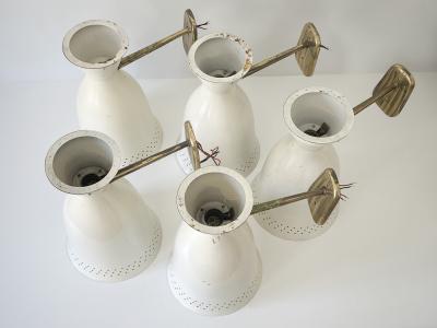 Exceptional Large Mid Century Diabolo Sconces or Wall Lights Germany 1950s