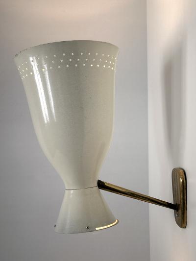 Exceptional Large Mid Century Diabolo Sconces or Wall Lights Germany 1950s