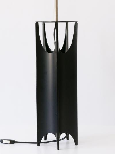 Exceptional Large Mid Century Modern Brutalist Table Lamp Italy 1960s