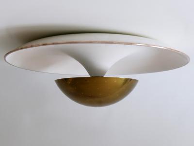 Exceptional Large Mid Century Modern Flush Mount or Sconce Germany 1960s