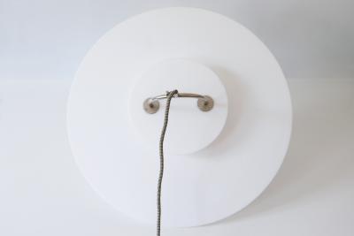 Exceptional Large Mid Century Modern Ufo Pendant Lamp Italy 1960s