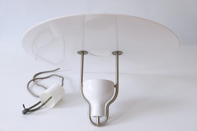 Exceptional Large Mid Century Modern Ufo Pendant Lamp Italy 1960s
