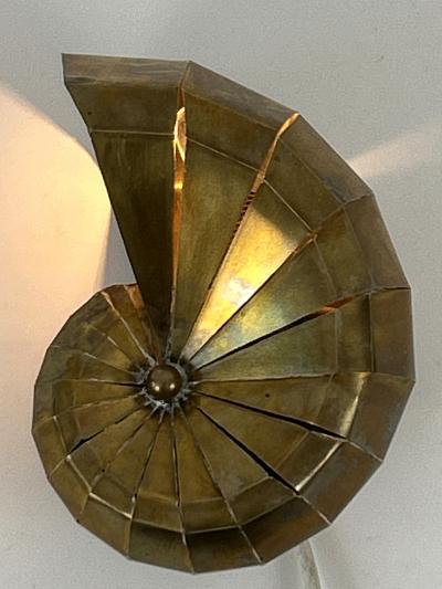 Exceptional Lovely Mid Century Modern Brass Sconce Natilius Germany 1960s