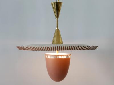 Exceptional Lovely Mid Century Modern Pendant Lamp or Chandelier Germany 1950s