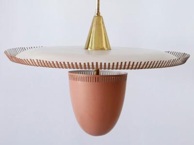 Exceptional Lovely Mid Century Modern Pendant Lamp or Chandelier Germany 1950s