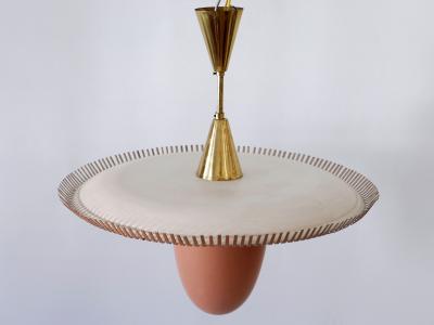 Exceptional Lovely Mid Century Modern Pendant Lamp or Chandelier Germany 1950s