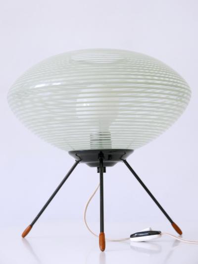 Exceptional Lovely Mid Century Modern Tripod UFO Table Lamp Germany 1950s