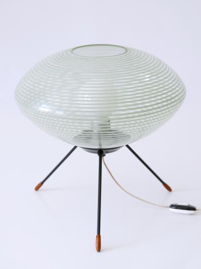 Exceptional Lovely Mid Century Modern Tripod UFO Table Lamp Germany 1950s