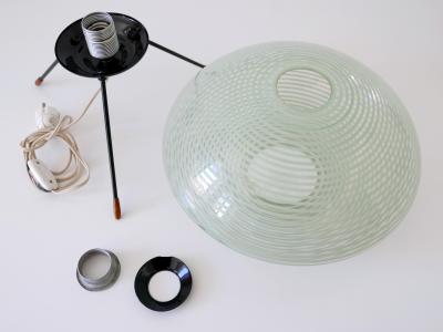 Exceptional Lovely Mid Century Modern Tripod UFO Table Lamp Germany 1950s