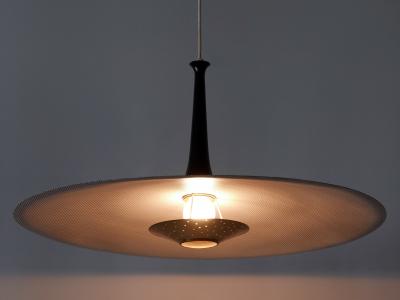 Exceptional Mid Century Modern Pendant Lamp or Hanging Light Germany 1950s