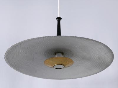 Exceptional Mid Century Modern Pendant Lamp or Hanging Light Germany 1950s