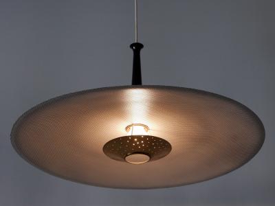 Exceptional Mid Century Modern Pendant Lamp or Hanging Light Germany 1950s