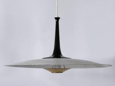 Exceptional Mid Century Modern Pendant Lamp or Hanging Light Germany 1950s