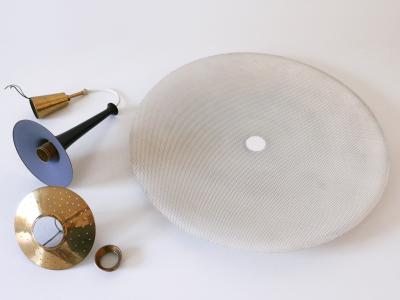 Exceptional Mid Century Modern Pendant Lamp or Hanging Light Germany 1950s