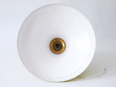 Exceptional Mid Century Modern Perforated Aluminium Pendant Lamp Austria 1960s