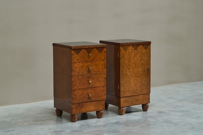 Exceptional Pair of Art Deco Cabinets 1930s