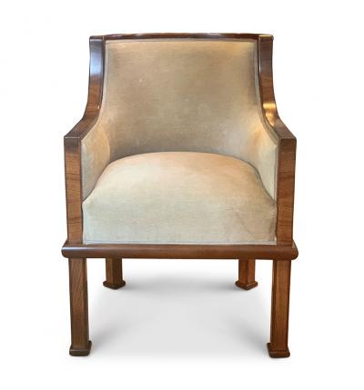 Exceptional Pair of Swedish Art Deco Club Chairs