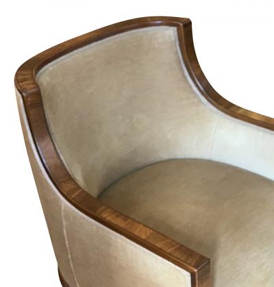 Exceptional Pair of Swedish Art Deco Club Chairs