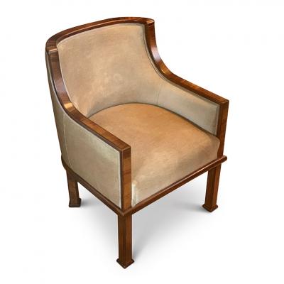 Exceptional Pair of Swedish Art Deco Club Chairs