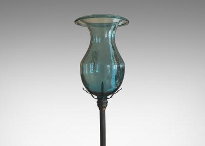 Exceptional Swedish Art Deco Torchiere Standing Lamp